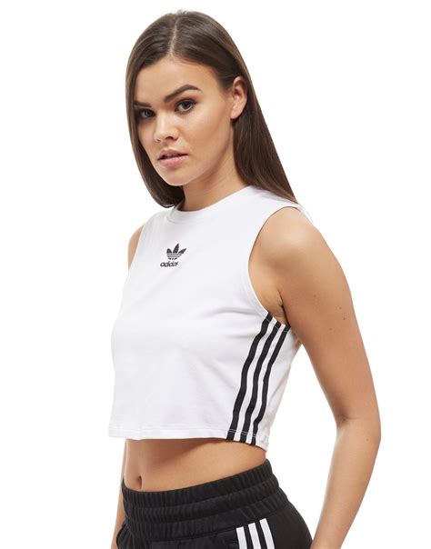 Adidas crop tank tops